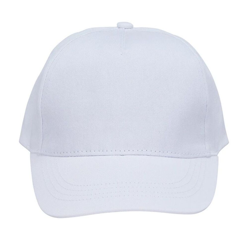 SOLS Childrens/Kids Buzz Baseball Cap / White